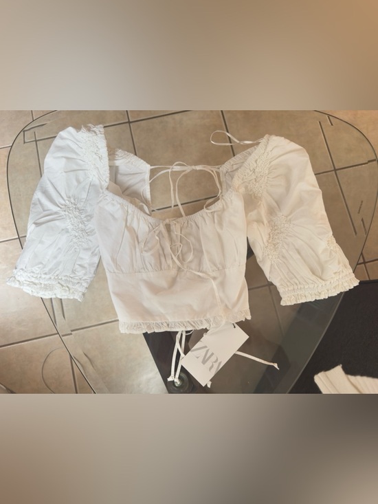 Zara Tops - Zara White Blouse